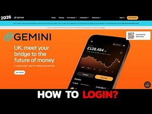 How to Login Gemini.com? Gemini Login Tutorial for Beginners (Easy & Secure)2026