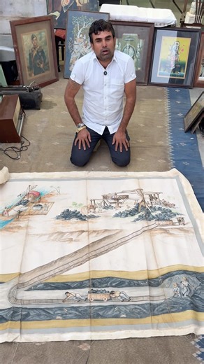 Unbelievable Rare Ancient Russian Painting You’ve Never Seen 😱 #ytshorts #antique