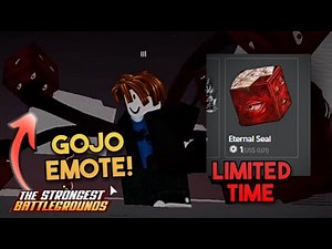 [NEW] HOW TO GET GOJO PRISON REALM EMOTE | The Strongest Battlegrounds