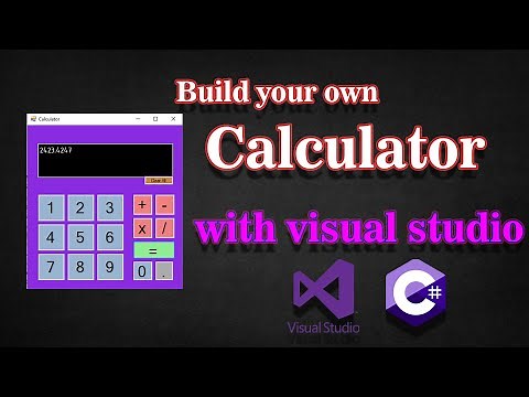 Make your own calculator in Visual studio - Visual studio basics