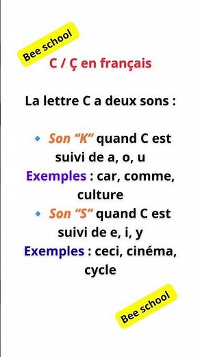 C ou Ç en français ? #français #shorts #learnfrench #education #apprendrelefrançais