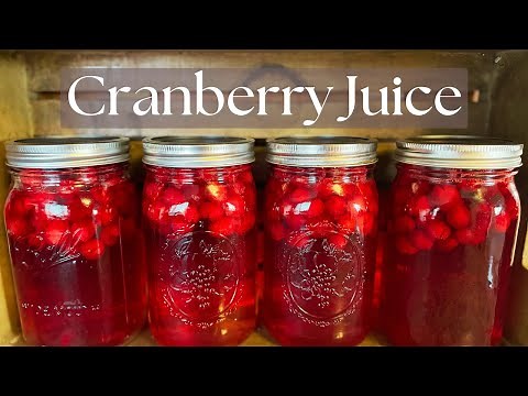 Canning Cranberry Juice | Water Bath Canning