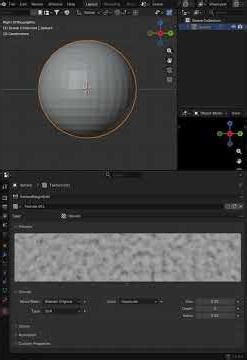 Blender Anime Style Engery Ball using Modifiers #blender #anime