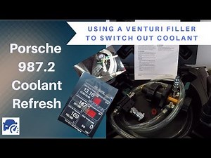 How to replace coolant in a 987.2 Boxster