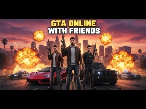 GTA 5 Online with Friends LIVE 🔥 | Chaos, Cars & Funny Moments | #shorts #trending #live #gaming