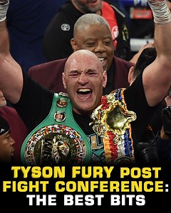 573K views · 2.1K reactions | The best bits from Tyson Fury's post-fight conference! 壘 | SPORF | Facebook