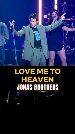 Jonas Brothers performing "Love Me to Heaven" in Las Vegas, NV at Park MGM