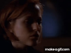 mulder & scully s7 funny moments on Make a GIF