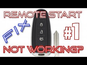 Ford Key fob remote start (FIX)