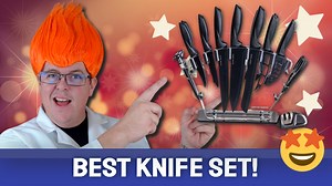 Watch BEST Kitchen Knife Set - Chef Knives - Steak Knives on Amazon Live