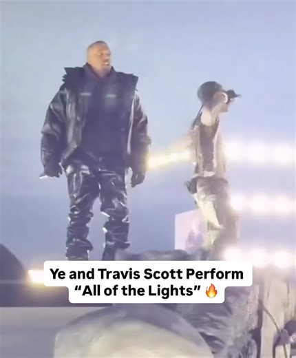 XXL on Instagram: "Ye and Travis Scott light up Tokyo with a performance of “All of the Lights.” 🔥"