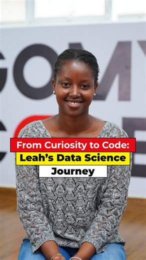 GOMYCODE Kenya on Instagram: "Most tech journeys start with curiosity and Leah’s was no different. Meet Leah, a Data Science alumna who discovered GOMYCODE on Instagram and decided to kickstart her tech journey. She came for the curiosity and stayed for the Python, Pandas, and a fleet management system 📊 Watch her story 🎥 #GOMYCODEKenya #AlumniStory #DataScience"