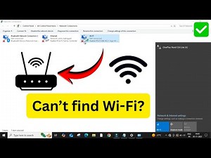 Fix Wi-Fi Connection Problems on Windows 10/11 (No Networks Found)