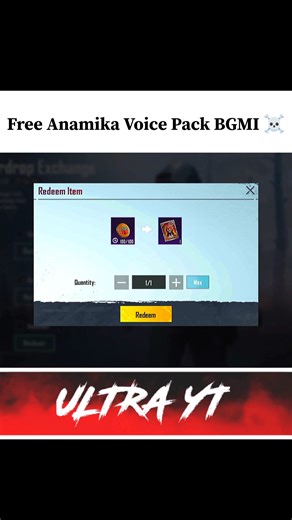 Free Anamika Voice Pack BGMI ☠️ ! ‪@Ultrayt494‬ ‪@FaithPlayzZzYT‬ #bgmi #shorts #viral