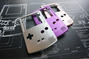 Game Boy Color Aluminum Front Plate - Front