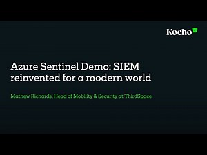Microsoft Sentinel Demo: SIEM reinvented for a modern world