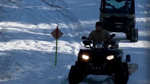 Snowmobile trails begin to open in Maine