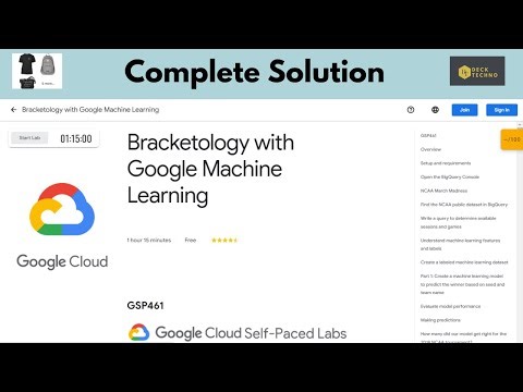 Bracketology with Google Machine Learning | 30 days of Google Cloud