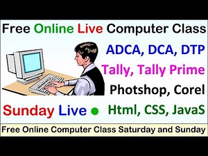 Learn Computer | Live Computer Class | Technical Computer Classes Free Online Computer Class