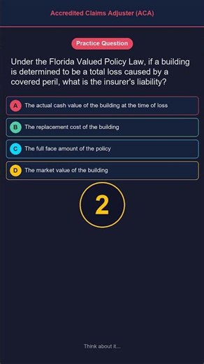 Accredited Claims Adjuster ACA Practice Test