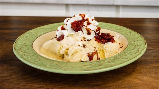 How to make BBQ bacon ice cream