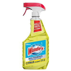 Windex Disinfectant Cleaner Multi-Surface Citrus Fresh, Spray Bottle, 23 fl oz