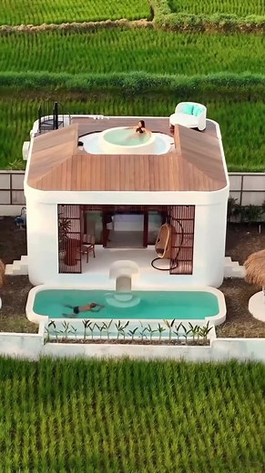 1.3M views · 7.2K reactions | Beautiful  farmhouse with Swimming pool #starskilifestyle #farmhouse #swimmingpool #homesweethome #homedesign #garden #bungalow | Stars Ki Lifestyle | Facebook