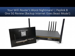 Your WiFi Router’s Worst Nightmare! | Peplink B One 5G Review (Backup Internet Goes Beast Mode!)