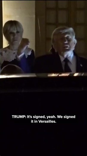 'I just signed it': Trump says he personally signed Iran peace agreement