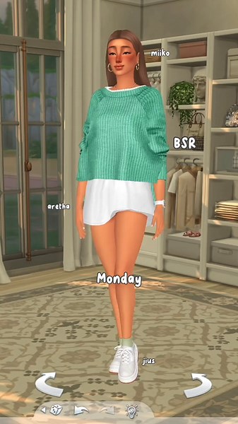 Stylish University Outfits for The Sims 4
