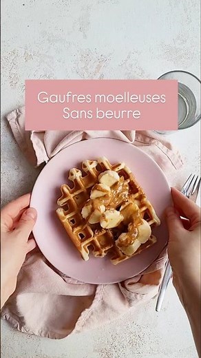 Gaufres healthy et moelleuses - Recette facile, sans beurre et sans repos