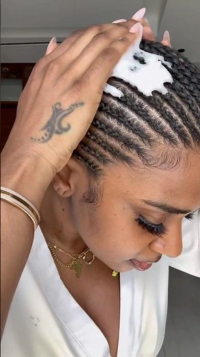 How to maintain Braids using ORS Curlshow Mousse! #braids #braidstyles #hairstyle #naturalhair