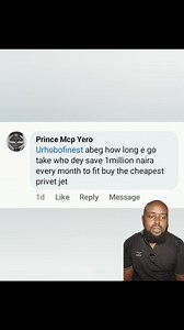 1million naira vs used private jet | Urhobofinest