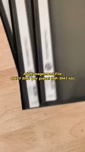 Keep your documents and paperwork tidy with our A4 management file 📁 ​ 9087079 A4 Management File - RM1 (NP: RM1.40) ​ *Price may vary in East Malaysia ​ #MRDIY #AlwaysLowPrices #AlwaysTheSmarterChoice #BackToSchool | MR DIY