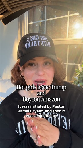 Sandee Booth on Instagram: "Hot girls h*te DJT and boycott Amazon, Apple, and Google. 💅🏼 Talking about @profgalloway Resist and Unsubscribe movement, which I love. I did officially cancel my Amazon Prime after being a member for well over a decade. I used to love those diaper deals back in the day. 📦 Have any questions about this or want more alternatives to these businesses? Let me know! ⬇️ Quick alternative list- USPS, your local library, @libby.app, local cab companies & asking friends for