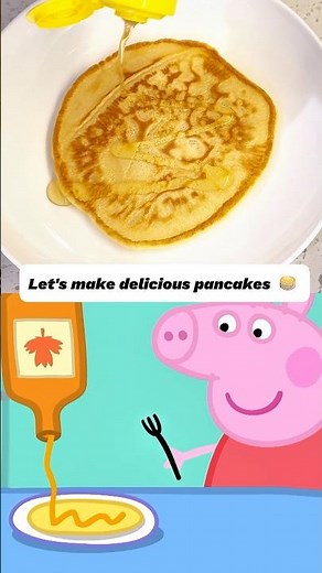 Delicious pancake from Peppa Pig 🐽 #shorts