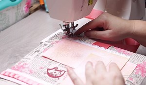 Tutorial album grande guateado en tela