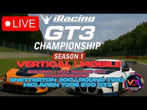 Vertical | iRacing | Vox Racing Community | GT3 Championship | Snetterton 300
