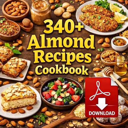 340  Almond Recipes Cookbook! PDF Download! - Etsy