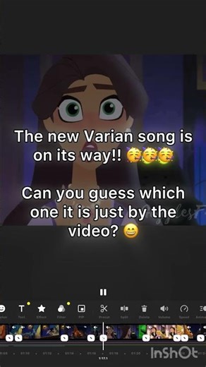 Can you tell which tangled song I’m working on the Varian video for? #tangled