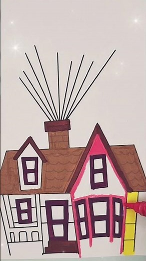 DIY Pixar "Up" House from Light Clay for Kids