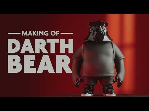I Turned Darth Vader into a Bear | Designer Toy Making-Of