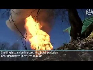 Huge explosion in Ukraine as mortar shell hits gas pipeline | Guardian Wires
