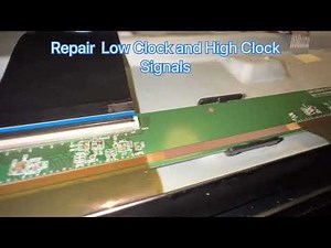 Tcl 55 inch Android Tv Panel repair fixed!