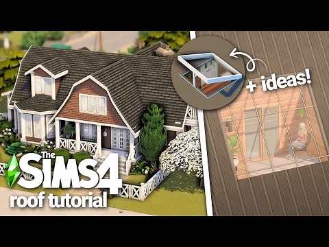 How to Roof Builds in The Sims 4: Tutorial + Roof Ideas 🏡 (Windows PC)