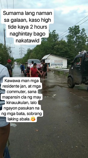 3.1M views · 8.2K reactions | Stranded dahil sa baha. #hightide #stranded #viralreelsfacebook #viralreelsfb #fypviralシ | Elma Zapata | Facebook