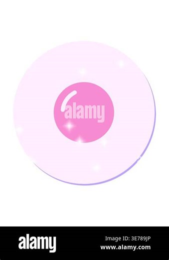 glitter effect animation of fried egg sticker Stock Video Footage - Alamy