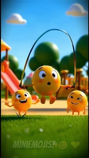 Smiling Emoji Jump Rope Fun!