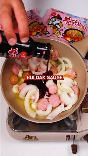 Ultimate Buldak Sausage Egg Rice Bowl 🔥