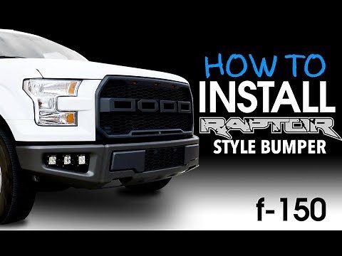 How to install Ford F150 2015-2017 Raptor Style Bumper Upgrade